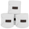 Bandes de polo Equithème par 4 - Blanc