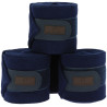Bandes de polo Equithème par 4 - Marine