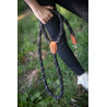 Laisse Pénélope Billie - Rose / lurex