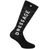 Chaussettes Equithème Serpentine dressage - Noir
