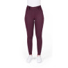 Equithème Alizé dameslegging met volledige siliconen grip - Pruim
