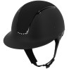 EquitHEME Soazy Mat Crystal helm x 5 - Zwart / Strass