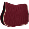 Zadelpad Equithème Softypop - Bordeaux