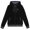 Polaire velours Je t'aime Equithème Coline femme - Noir