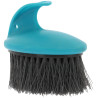 Brosse de massage à poils durs long Hippotonic - Turquoise