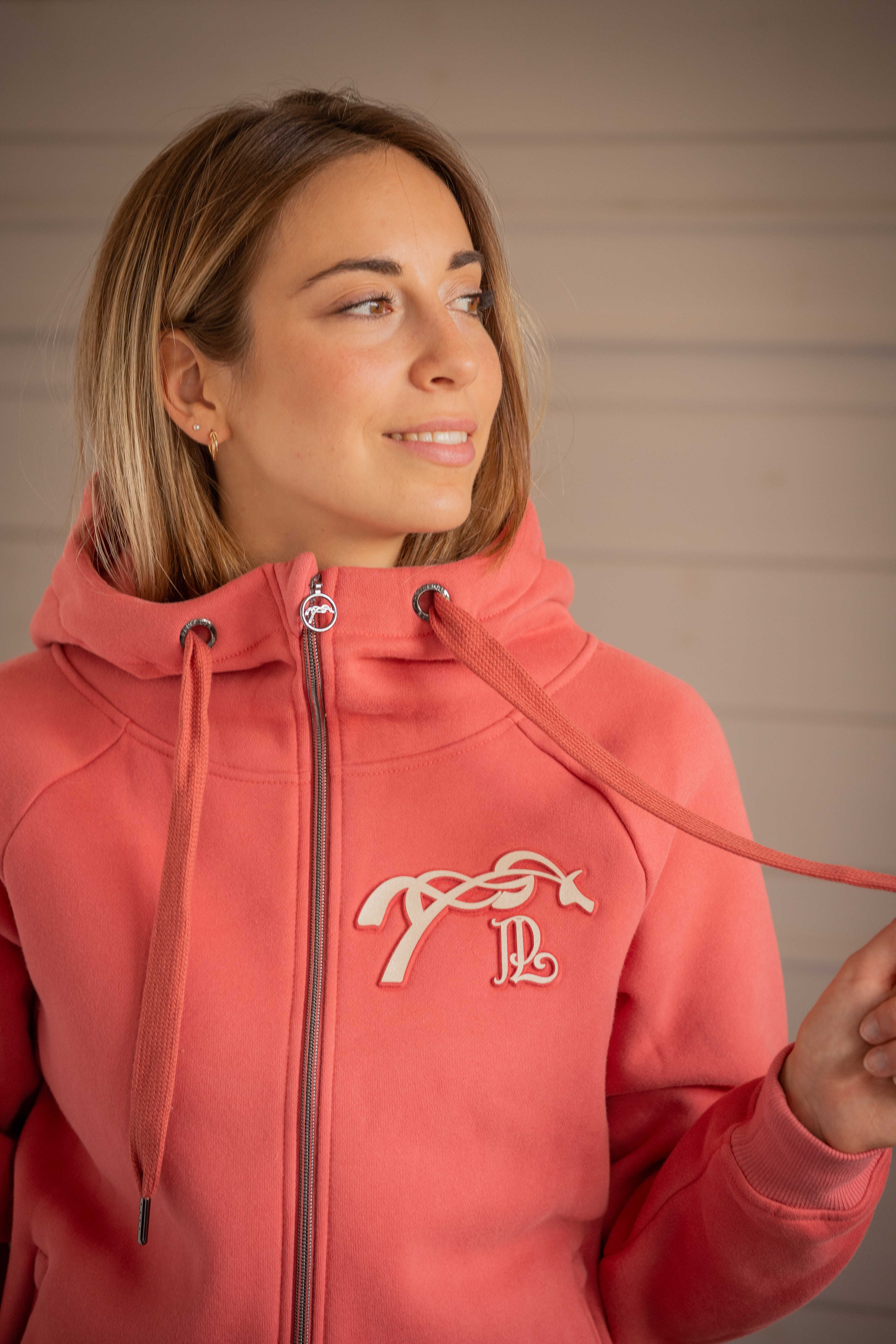 Sweat-shirt Pénélope Meiwenty Pêche Rose