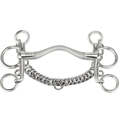 Mors pelham Sprenger Satinox passage de langue