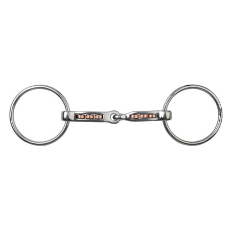 Mors 2 anneaux Metalab Magic System à roulettes horizontal cuivre