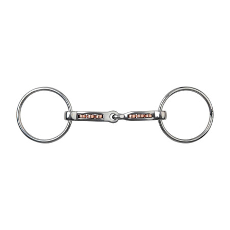 Mors 2 ringen Metalab Magic System met horizontale rolletjes koper