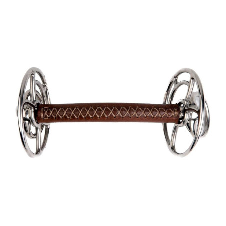 Mors releveur Metalab JW inox cuir