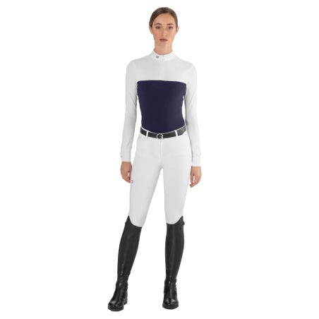 Polo de concours mesh Ego7 manches longues femme