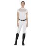 Polo de concours Nina Ego7 manches courtes femme - Blanc