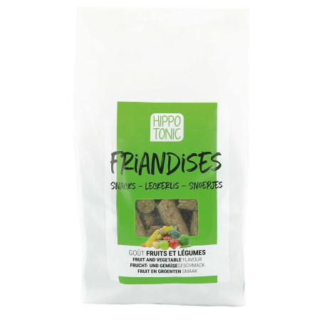Bonbons pour chevaux Hippo-Tonic goût fruit et légumes