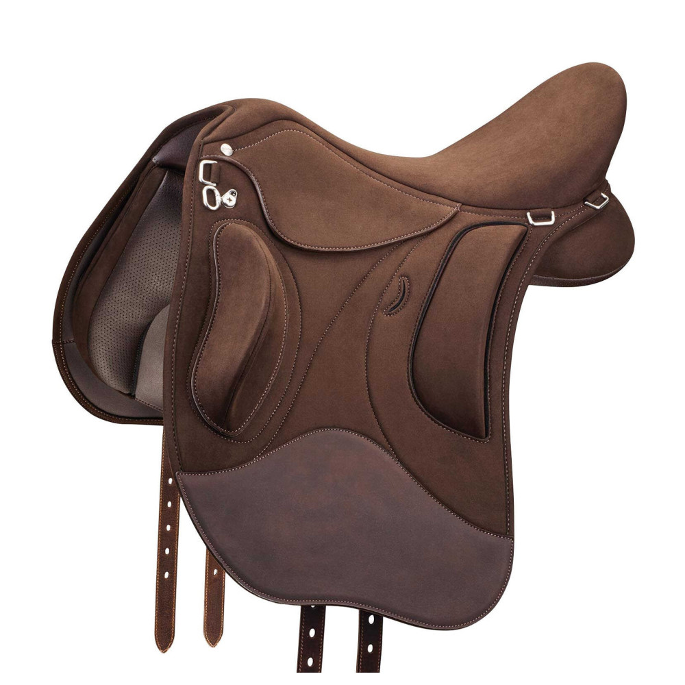 Selle western faite main, couleur marron foncé, siège en cuir repoussé, 16 po. ''équipement équestre'' - Canada