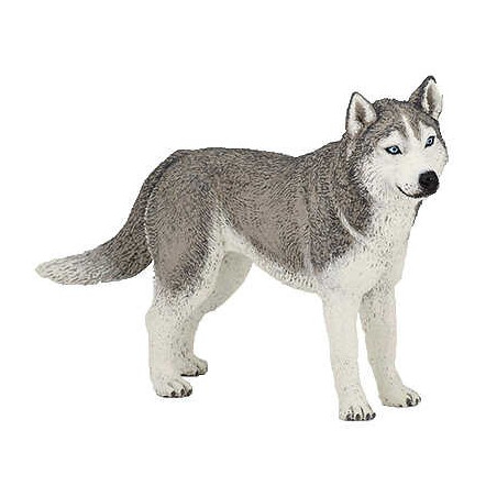 Figurine Husky de Sibérie Papo