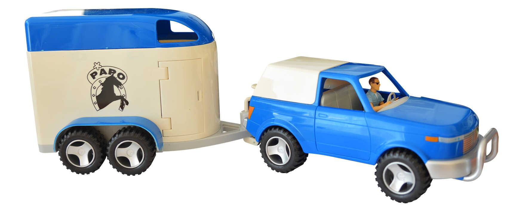 4X4 terreinwagen en zijn bestuurder Papo