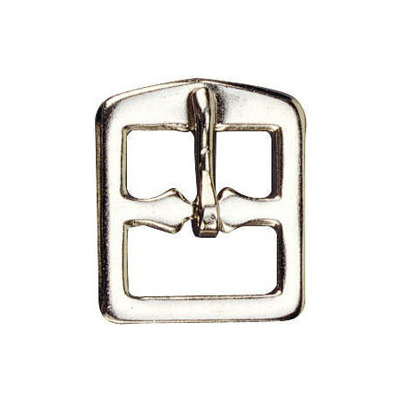 Stijgbeugelriemgesp vernikkeld staal