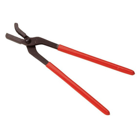 Zwarte stalen krokodillenklem