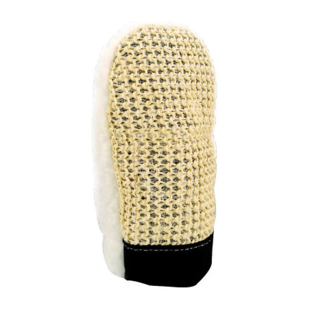 Handschoen van sisal/wol