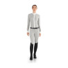 Polo de concours Ego7 manches longues femme - Gris glace