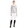 Pull col V Ego7 Vic femme - Gris