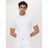 Polo de concours Alex Tommy Hilfiger Equestrian manches courtes homme - Blanc optique