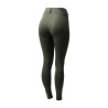 Legging d'hiver femme grip intégral Horze Dea - Vert scarabé