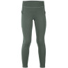 Legging doublé polaire Riding World Volga enfant - Gris vert