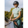 Polo concours Equithème Suzanne femme - Vert clair