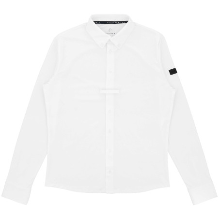 Wedstrijdpolo met lange mouwen Equithème Milan voor heren