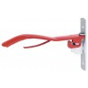 Support de selle repliable mural Covalliero - Rouge