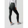 Legging thermique B Vertigo sans coutures grip intégral Leonora - Vert scarabé