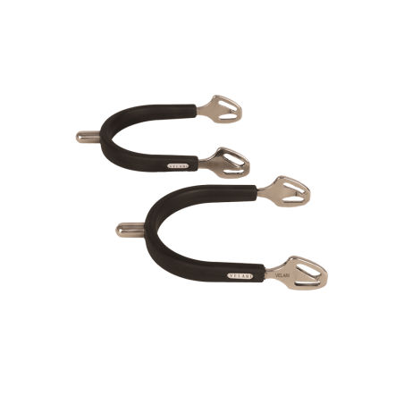 Eperons ronds en acier avec caoutchouc Velari