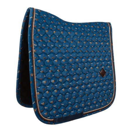 Tapis de Selle Velvet Horse Printing Dressage Kentucky