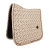 Zadelpad Velvet Horse Printing Dressuur Kentucky - Beige