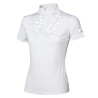 Wedstrijdpolo Tattini dames Crystal Storm - Wit