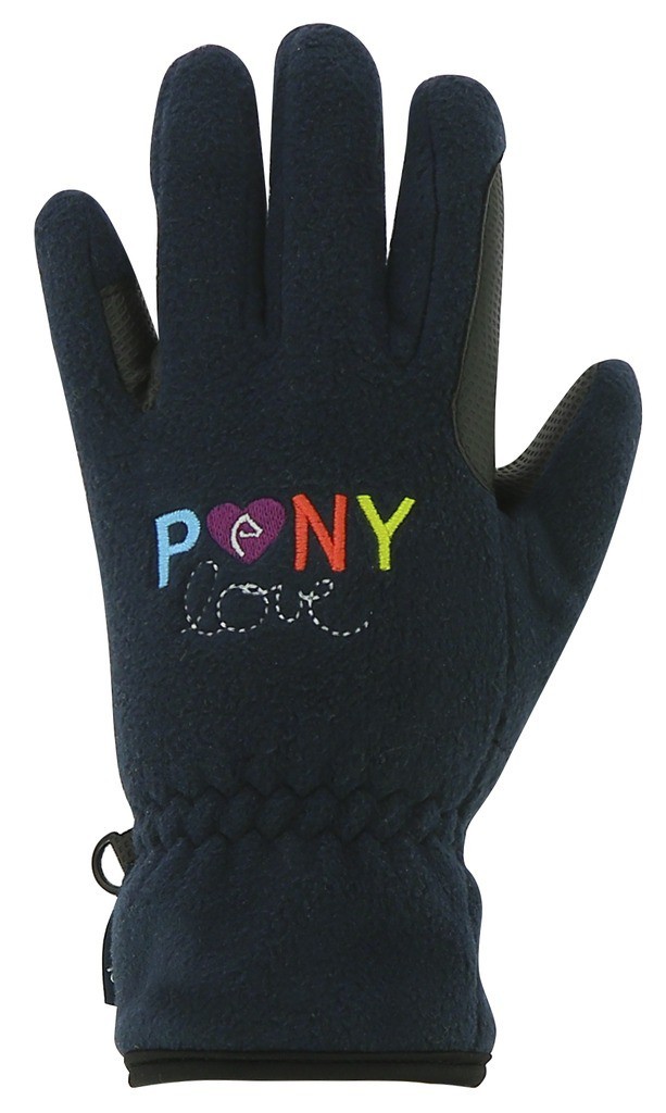 Handschoenen Equi-Kids PonyLove Zwart