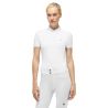 Polo de concours Linsay Tommy Hilfiger Equestrian manches courtes femme - Blanc optique