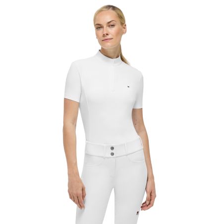 Wedstrijdpoloshirt Selma Tommy Hilfiger Equestrian dames met korte mouwen