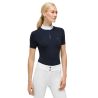 Polo de concours Selma Tommy Hilfiger Equestrian manches courtes femme - Desert sky