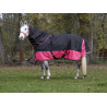 Couvre-cou Equithème Tyrex 1200 D 0g - Noir / framboise