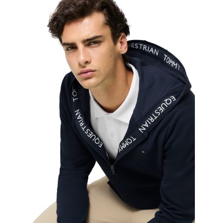 Sweat à capuche zippé Tommy Hilfiger Equestrian Ventura homme