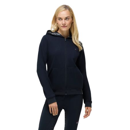 Sweat zippé à capuche Beverly Tommy Hilfiger Equestrian femme