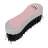 Brosse HKM Soft - Rose clair / gris clair