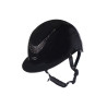 Casque HKM Alarion Brillant - Noir / noir