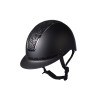 HKM Lady Shield Elegant rijhelm - Zwart / zilverkleurig
