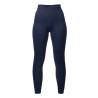 HKM Mesh II legging dames met fullseat van siliconen - Diepblauw