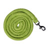 Longe HKM Glow-Line avec mousqueton - Vert