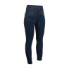 Pantalon HKM Pearl City fond intégral en silicone femme - Bleu profond