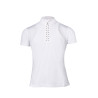 Polo de concours HKM Glam enfant - Blanc